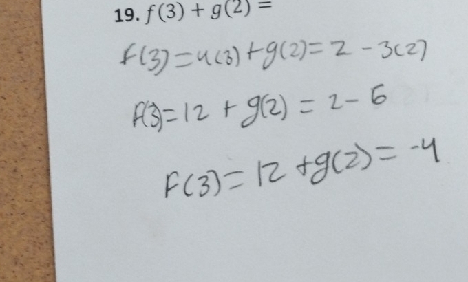 f(3)+g(2)=