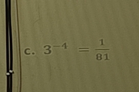 3^(-4)= 1/81 