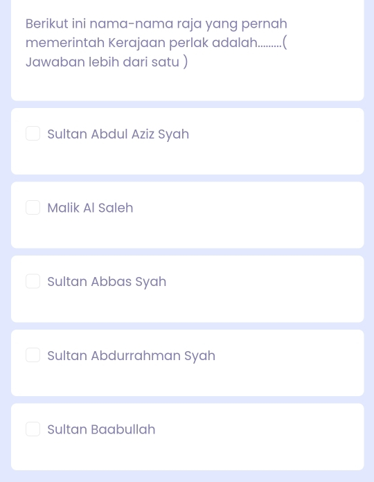 Telah dijawab:Berikut ini nama-nama raja yang pernah memerintah ...