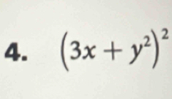 (3x+y^2)^2