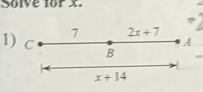 Solve 1or x.
1