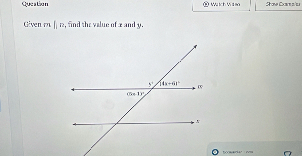 Question Watch Video Show Examples
Given mbeginvmatrix endvmatrix n , find the value of x and y.
GoGuardian  · now