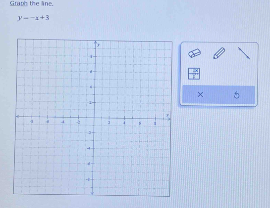 Graph the line.
y=-x+3
×