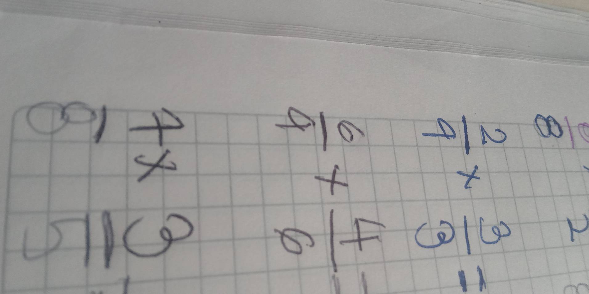 frac 8 2 
+ 
-
 2/9 *  3/3 =
 6/9 + 4/6 =
 7/8 *  3/5 =