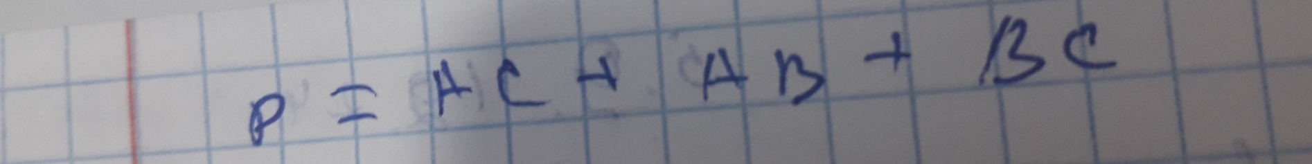 P=AC+AB+BC