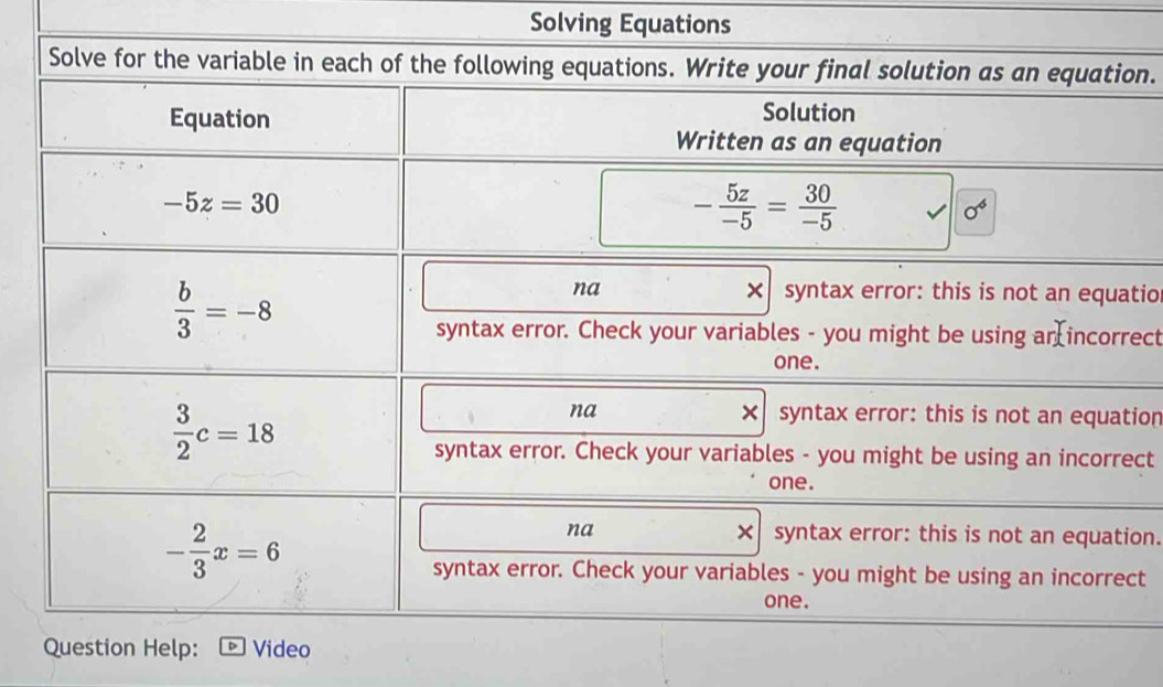 Solving Equations
on.
tio
ect
ion
ect
ion.
ct