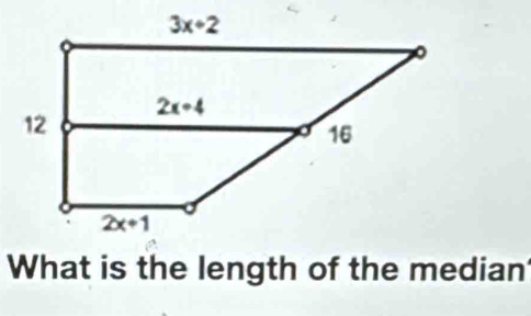 What is the length of the median