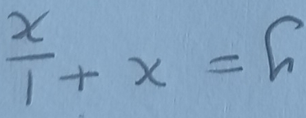 x+y=frac 1+xx+y