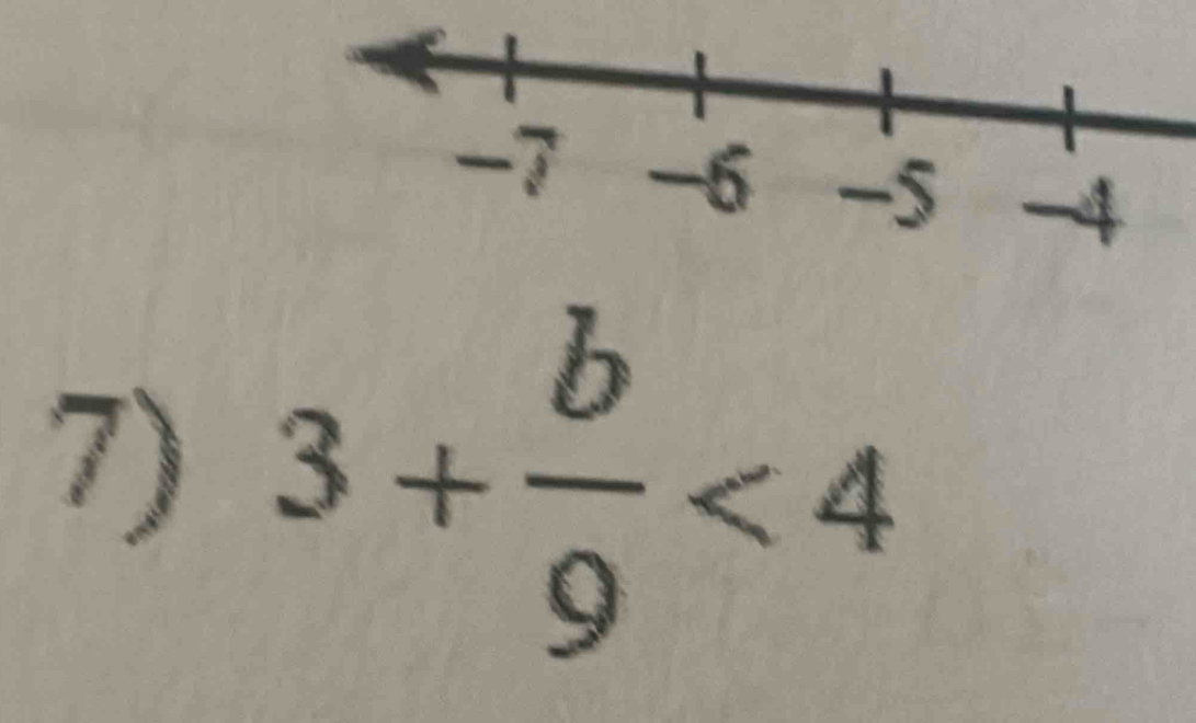 3+ b/9 <4</tex>