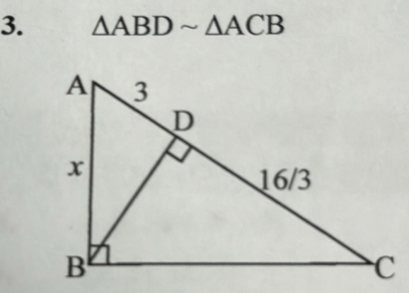 △ ABDsim △ ACB