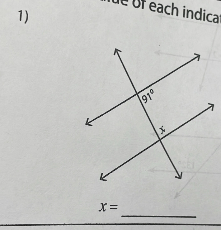 of each indica
1)
_
x=