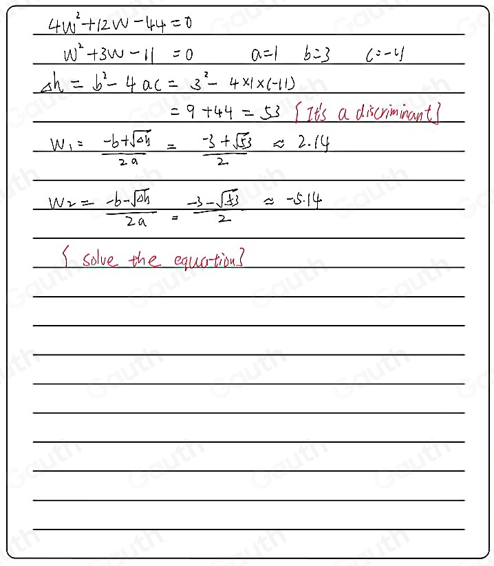 solved-solve-4w-2-12w-44-0-algebraically-for-w-to-the-nearest