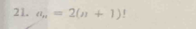 a_n=2(n+1)!