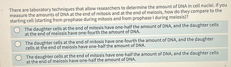Solved: There are laboratory techniques that allow researchers to ...