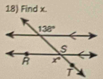 Find x.