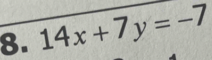 14x+7y=-7