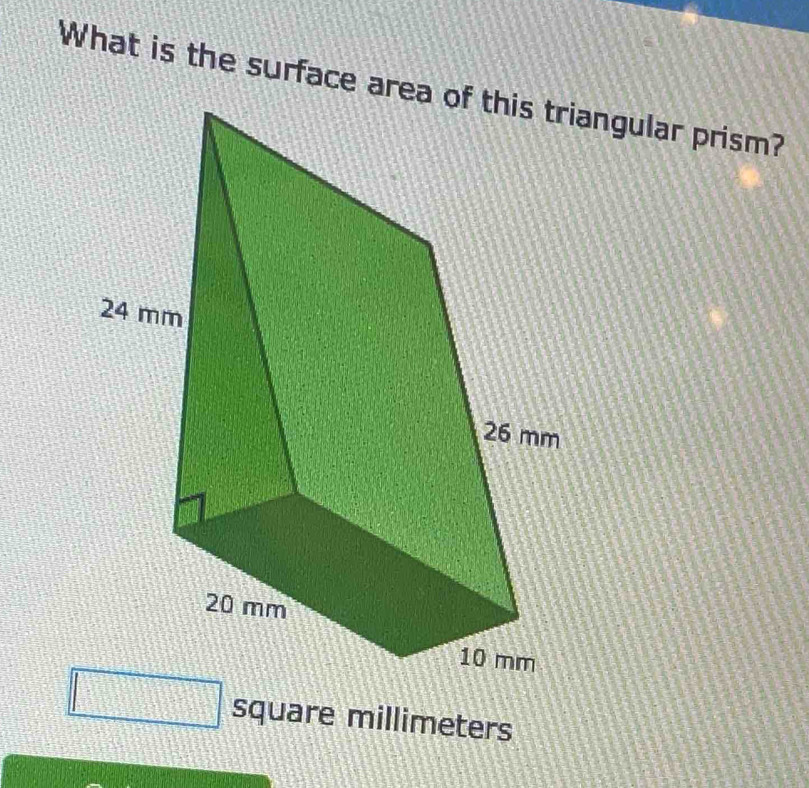 square millimeters