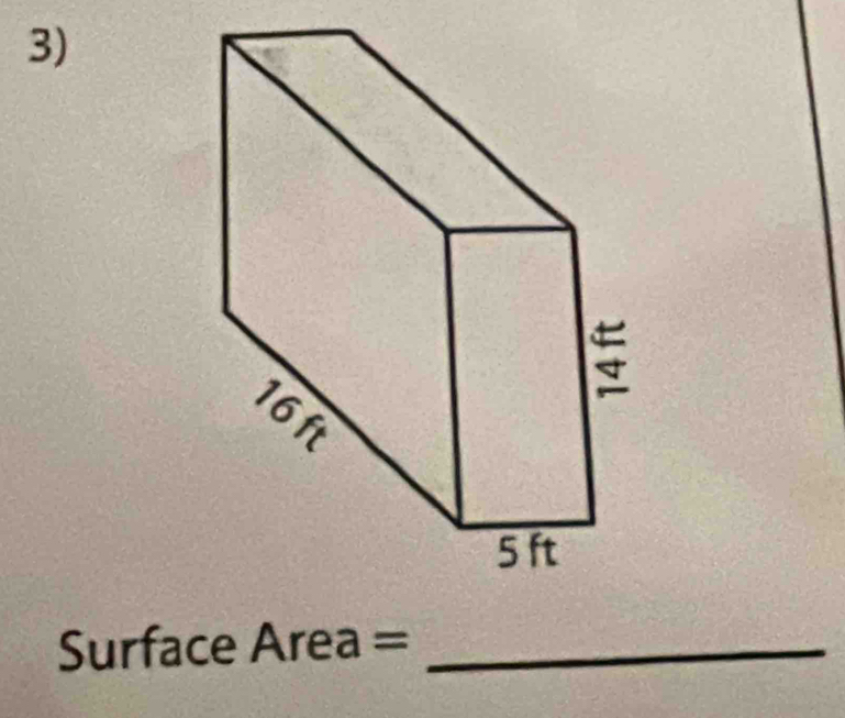 Surface A rea= :_