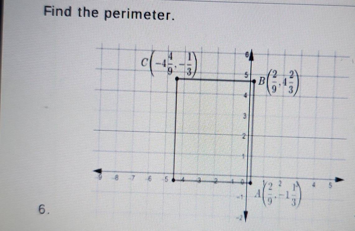 Find the perimeter.
6.