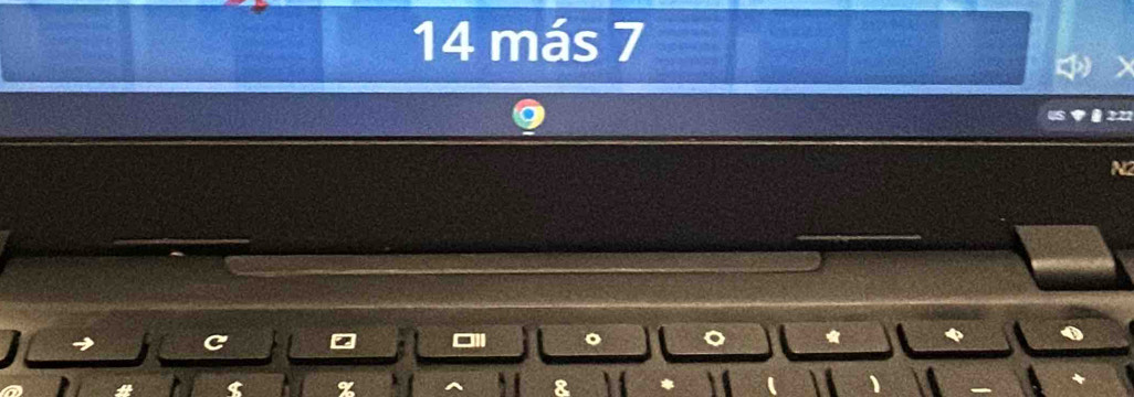 14 más 7
N2
4