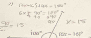 06° (6x-16)^circ 