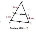 Panjang YR= _  - ?