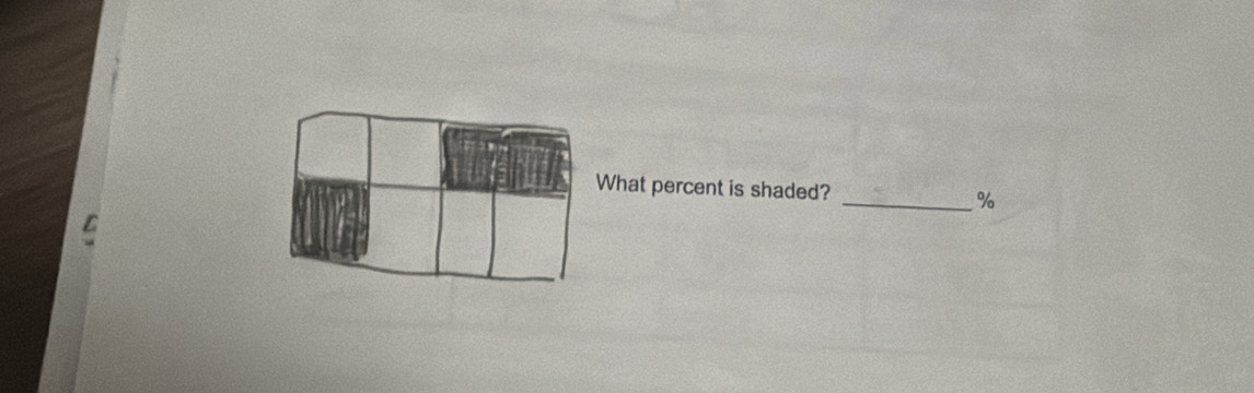 What percent is shaded? _ %