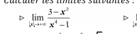 limlimits _xto +∈fty  (3-x^2)/x^4-1 