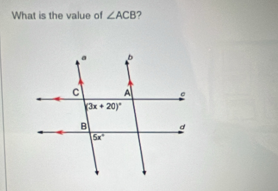 What is the value of ∠ ACB ?