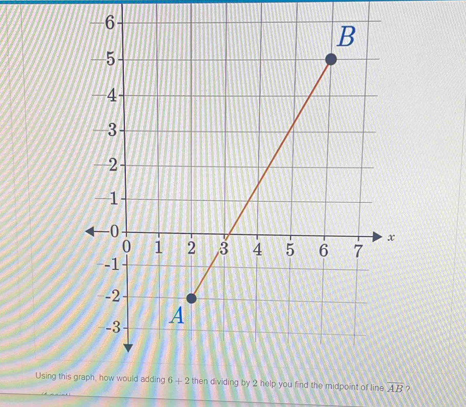 Using thisidpoint of line overline AB ？