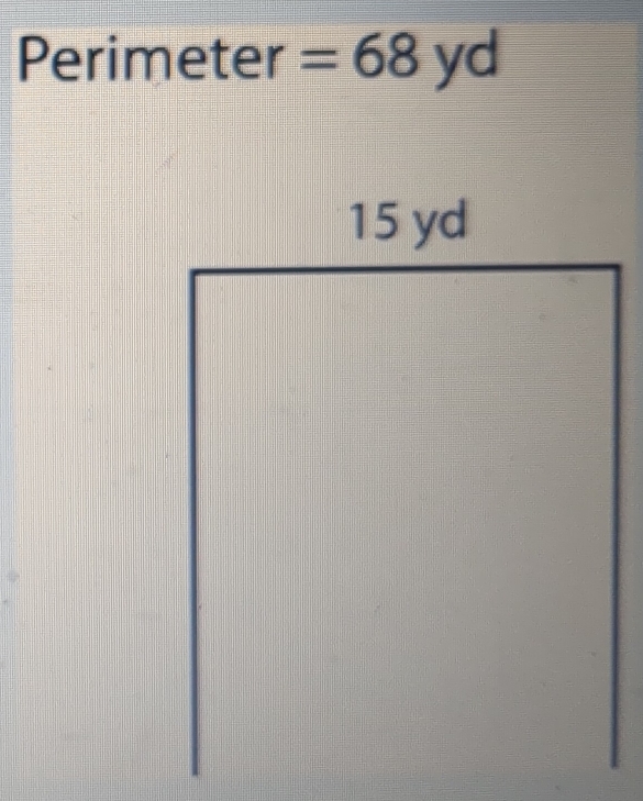 Perimeter =68yd