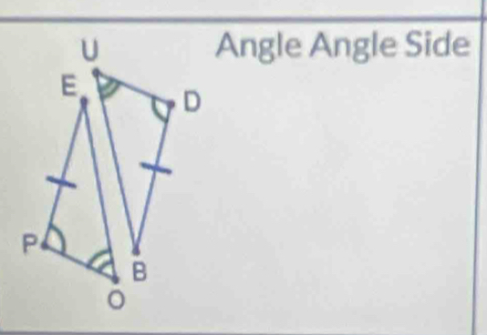 Angle Angle Side
E
D
P
B
。