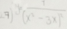 9 y=frac 1(x^2-3x)^2