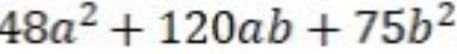 48a^2+120ab+75b^2