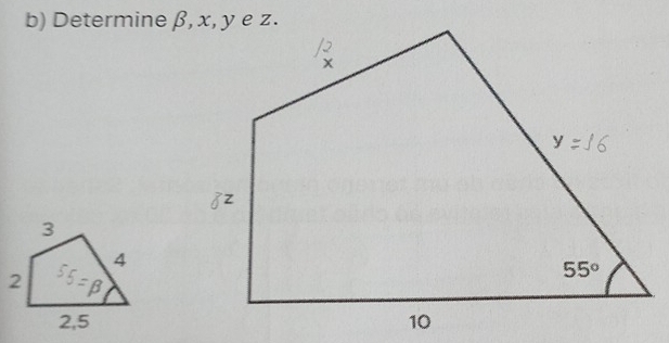 Determine β