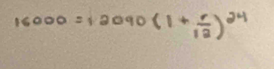 16000=12090(1+ r/12 )^24