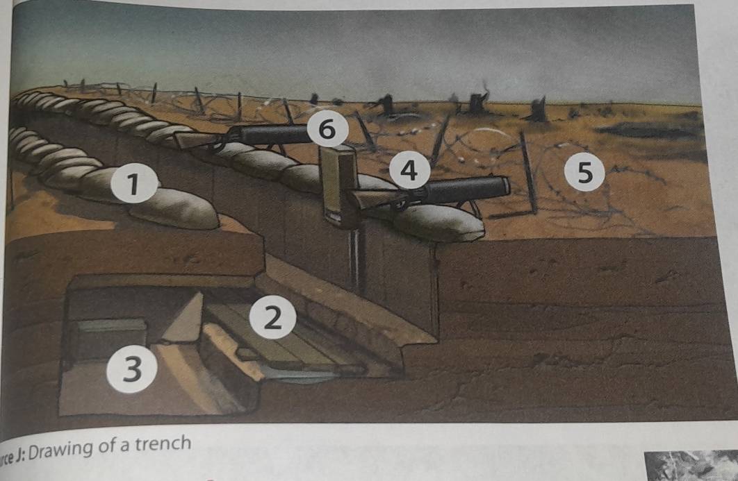 re J: Drawing of a trench