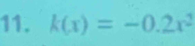 k(x)=-0.2x^2