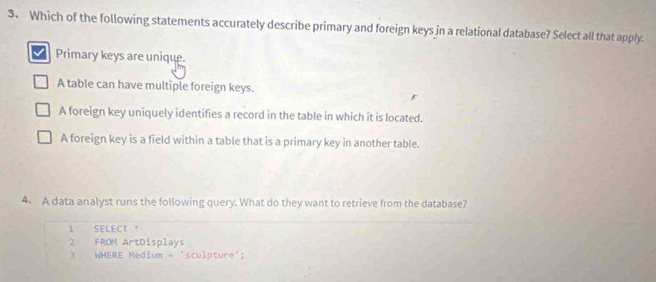 Solved: Which of the following statements accurately describe primary ...