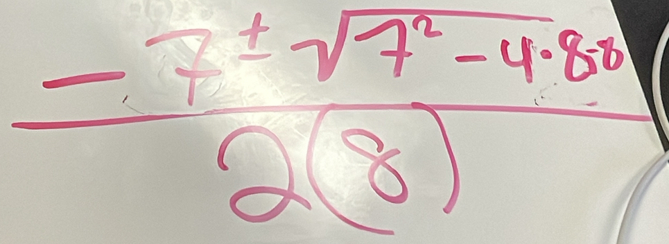 frac -7^(17^2)-4· 8· 02(8)