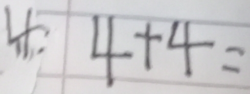 4 4+4=