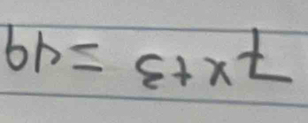 7^(x+3)=49