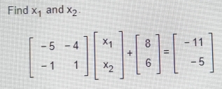 Find x_1 and x_2.