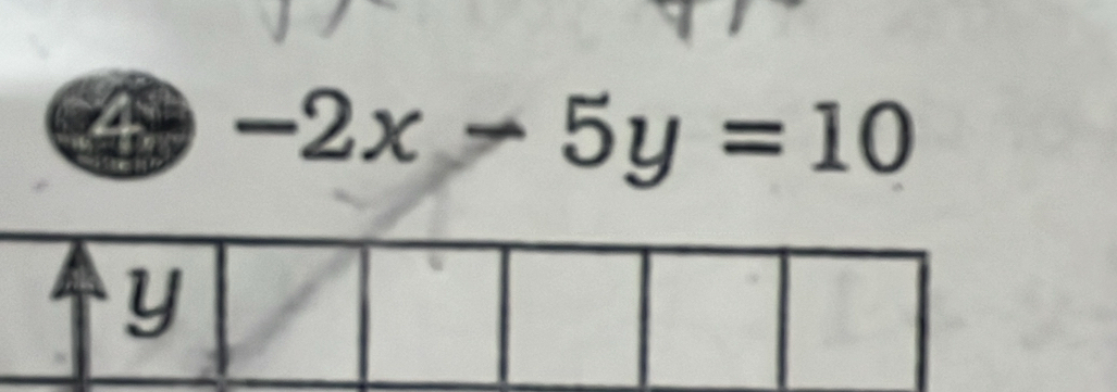 -2x-5y=10