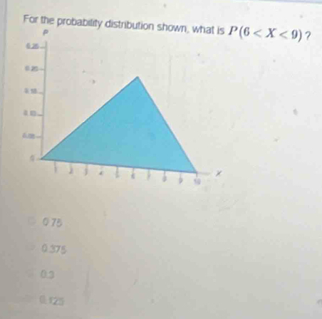 P(6 ?
0 75
0.375
0.3
0 125