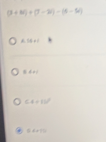 (3+8i)/ (7-2i)-(6-5i)
C. 4/ 110^2
DT