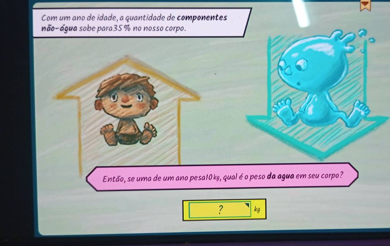 Com um ano de idade, a quantte 
? kg