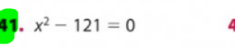 x^2-121=0