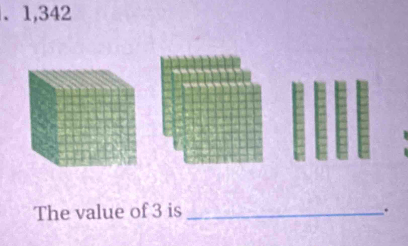 1,342
The value of 3 is_ 
.