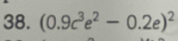 (0.9c^3e^2-0.2e)^2